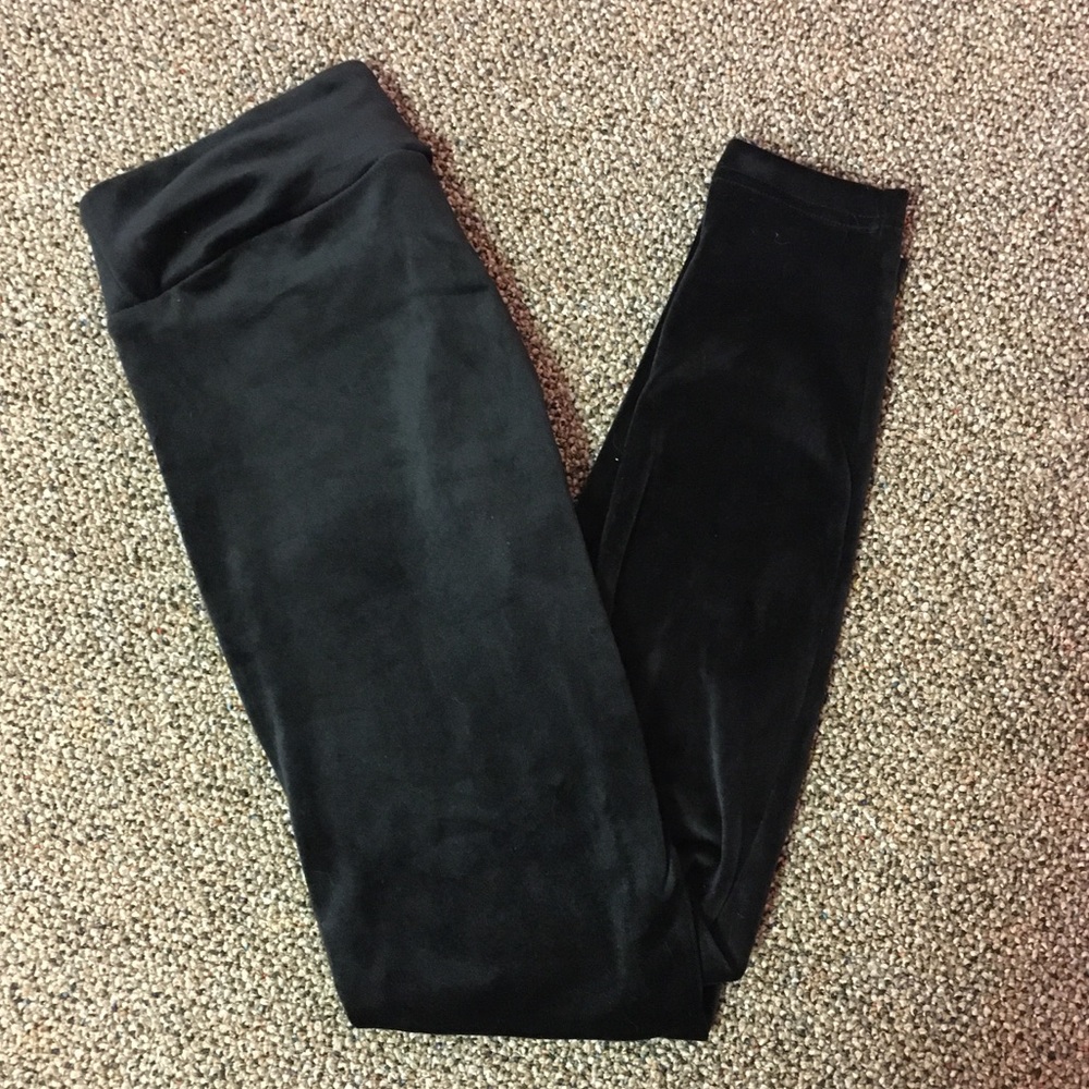 Velvet leggings